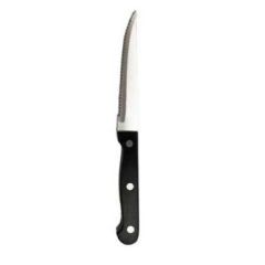 Grillkniv med sort skaft (tåler opvaskemaskine) - Tilbud