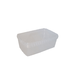 Condibøtte / Plastbøtte 5630 1,2 L klar ekskl. låg (rektangulær) - 