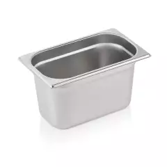 Gastrobakke stål 1/4gn 4,0L, højde 15,0 cm - Gastrobakker (GN bakker)
