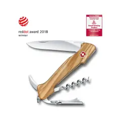 Victorinox Winemaster proptrækker med kniv oliventræ - 