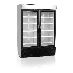 Tefcold Dobbelt displaykøleskab NC5000G 1149/1079 liter - Displaykøleskab - Køleskab med glaslåge