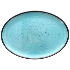Tognana Show melamin fad, oval, blå, 48x34 cm - 