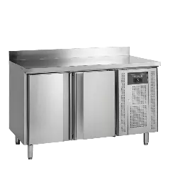 Tefcold Kølebord med bagkant og 2 låger GN1/1 CK7210X1SP - Kølebord & Frysebord