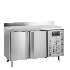 Tefcold Rustfri Snackbord med bagkant SK6210/+SP - Kølebord & Frysebord