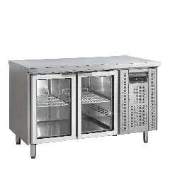 Tefcold Kølebord med glaslåger GN1/1 CK7210G - Kølebord & Frysebord