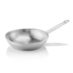 Chefproof stegepande i stål ø24cm -