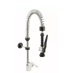 Vandhane til Storkøkken BASIC armatur m/ spulearm ERAMINI produceret i EU. - Forskyllebord