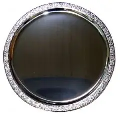 Serveringsfad med barok kant, rund Ø35cm - Fade