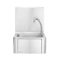 Hygiejnehåndvask med knæstyring inkl. sæbedispenser, Hendi - Inventar