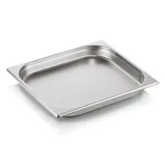 Gastrobakke i stål 2/3 GN dybde 4,0 cm - Gastrobakker (GN bakker)
