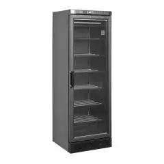 Tefcold displayfryseskab med varmetråde i glasdøren UFSC371G sort - Displayfryseskab