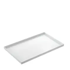 Stabelbart fad i hvid melamin 1/1 GN H3 cm - 