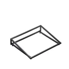 Buffetopsats skrå sort metal til buffet 1/2GN (passer til T0582Z og fade T8452 og T8453) - Buffet