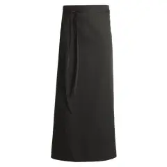 Forklæde tjener sort m/lommeåbn. 95LX110 - Forklæder